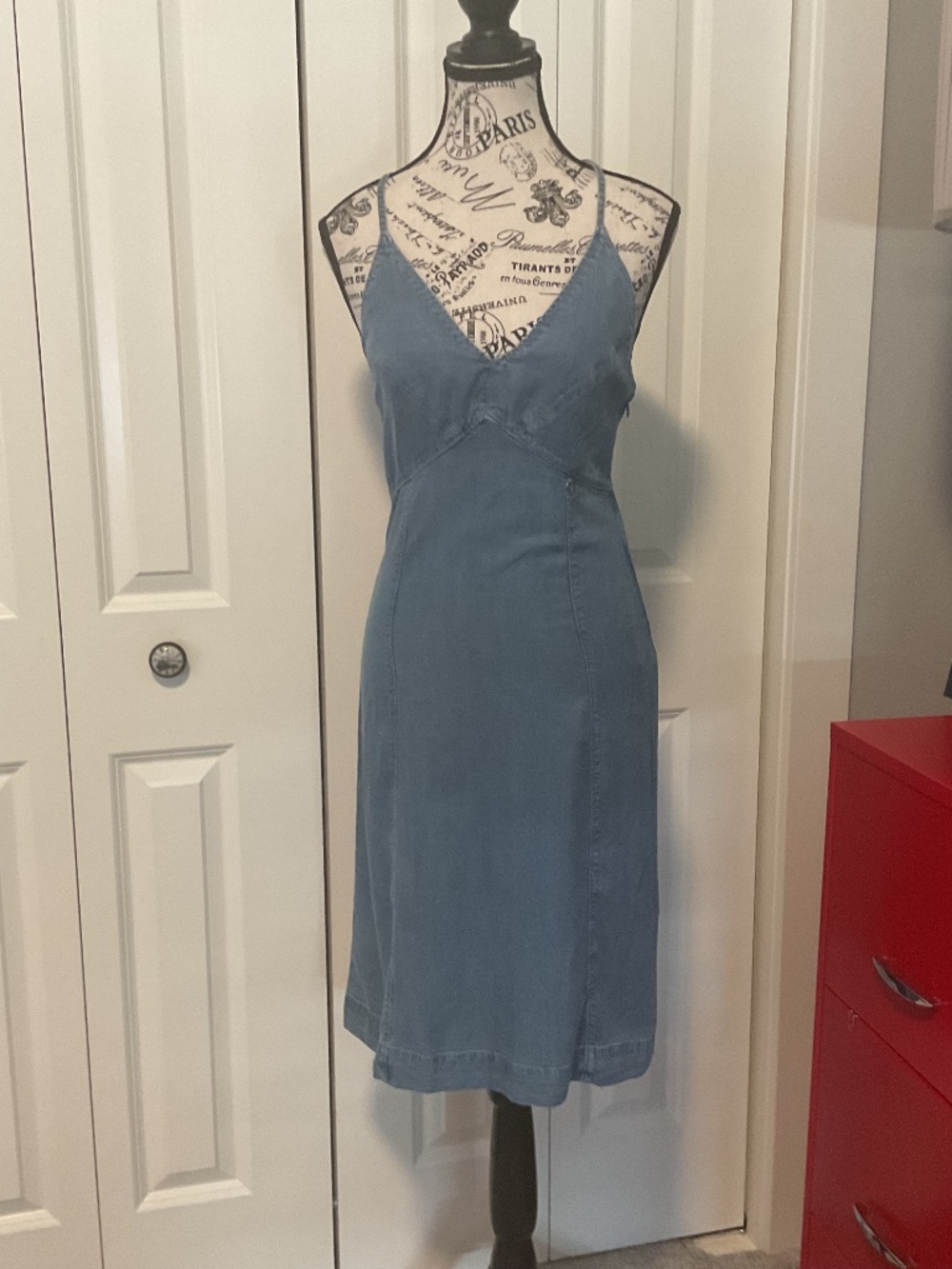 NWT Denim Midi Dress by Guess